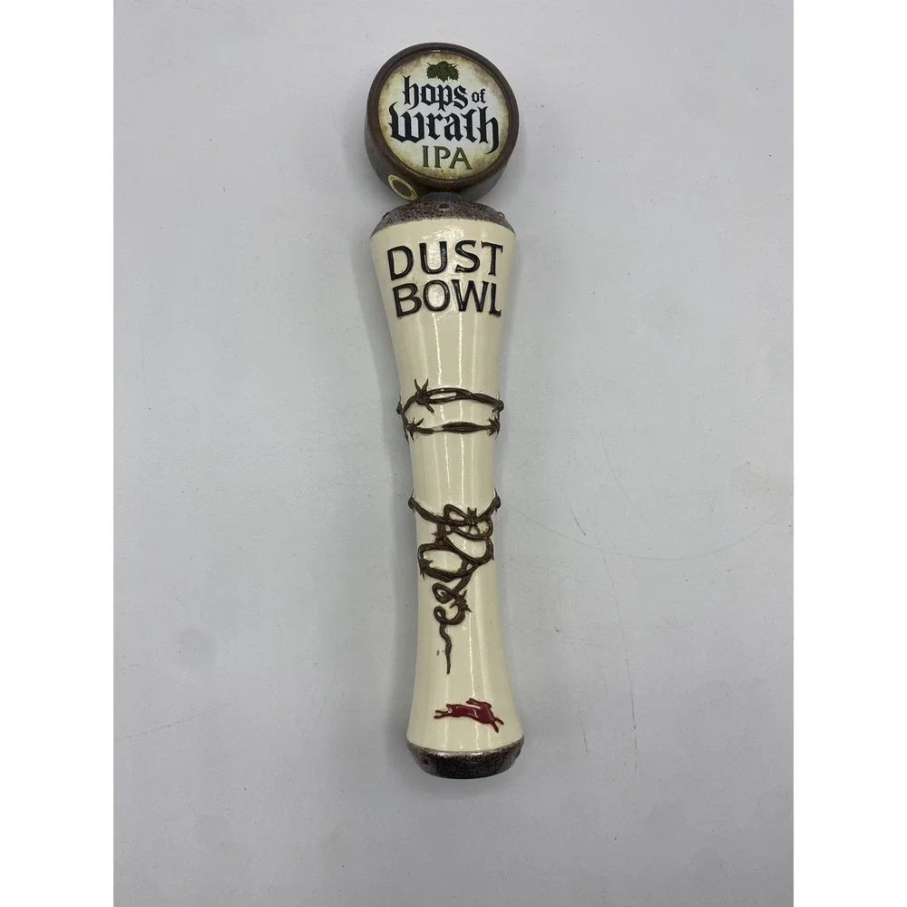 Dust Bowl Brewing Tap Handle Hops Of Wrath IPA Topper 12